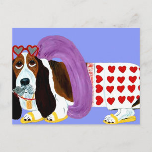Carte Postale Basset Hound Lifeguard
