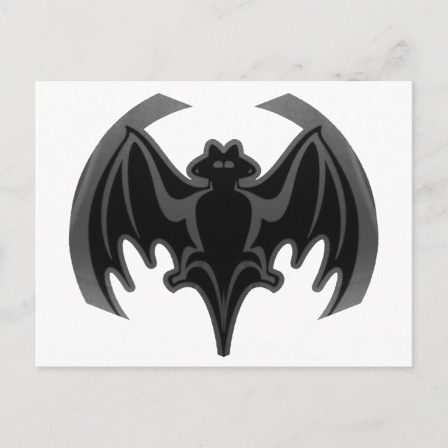 Carte Postale Bat Black Inv Le MUSÉE Zazzle Cadeaux (Devant)