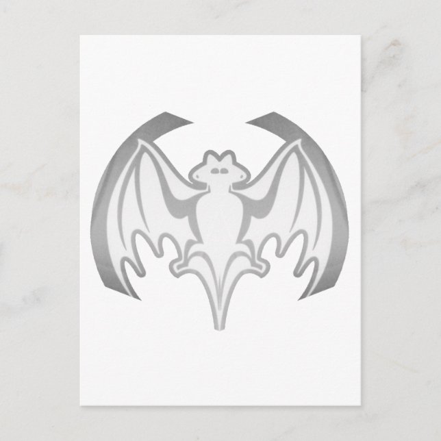 Carte Postale Bat Gray Inv Le MUSÉE Zazzle Cadeaux (Devant)