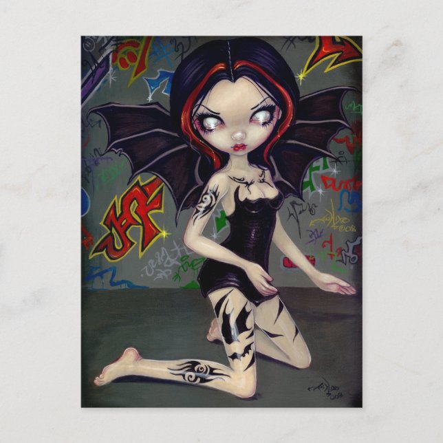 Carte postale "Bat Tattoos" (Devant)