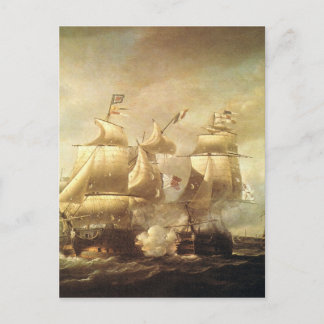 Carte Postale Bataille classique de mer 1