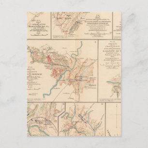 Carte Postale Bataille de Belle Grove