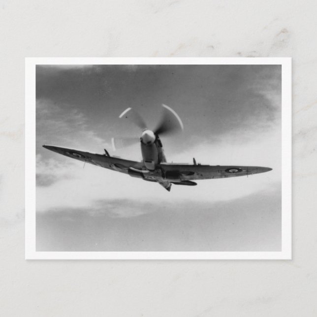 Carte Postale Bataille de Grande-Bretagne & La Blitz : #46 Spitf (Devant)