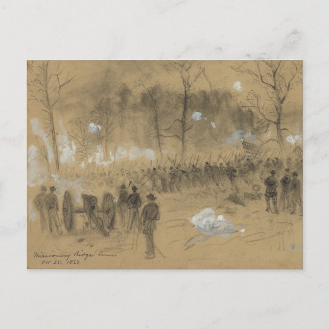Carte Postale Bataille de la crête missionnaire (Devant)