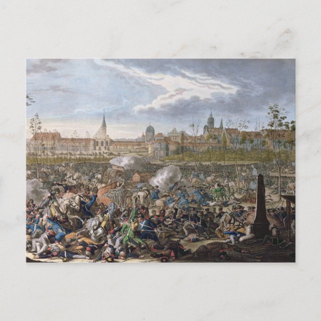 Carte Postale Bataille de Leipzig, le 19 octobre 1813 (Devant)