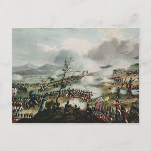 Carte Postale Bataille de Nivelle, gravée par Thomas