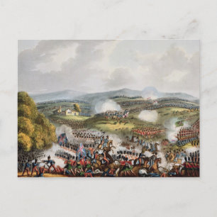 Carte Postale Bataille de Quatre Bras, 16 juin 1815, d'après 'Le