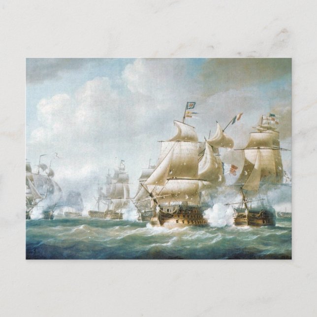 Carte Postale Bataille de Saint-Domingue 1800 (Devant)