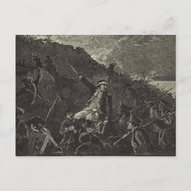 Carte Postale Bataille de Stony Point, 1779 (Devant)