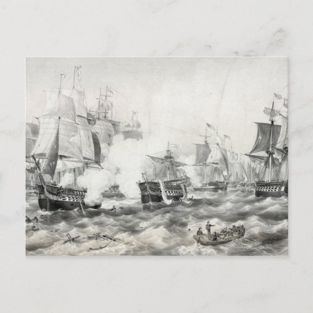 Carte Postale Bataille du lac Érié (Devant)