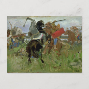 Carte Postale Bataille entre les Scythiens et les