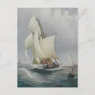 Carte postale bateau
