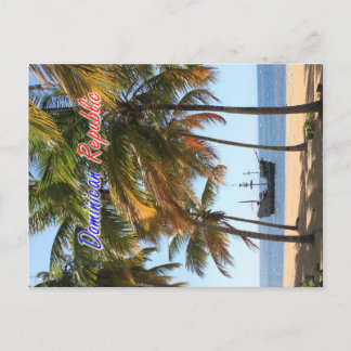 Carte Postale Bateau à Las Terrenas Samana République Dominicain