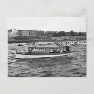 Carte Postale Bateau à moteur sur la rivière Hudson, 1910