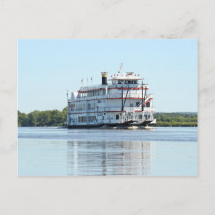 Carte Postale Bateau à pédales