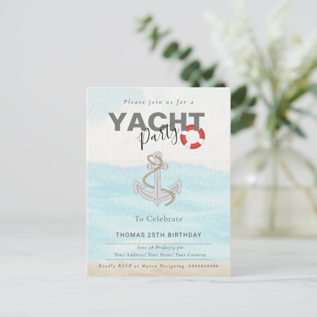 Carte Postale Bateau bateau bateau bateau croisière fête d'anniv (Debout devant)