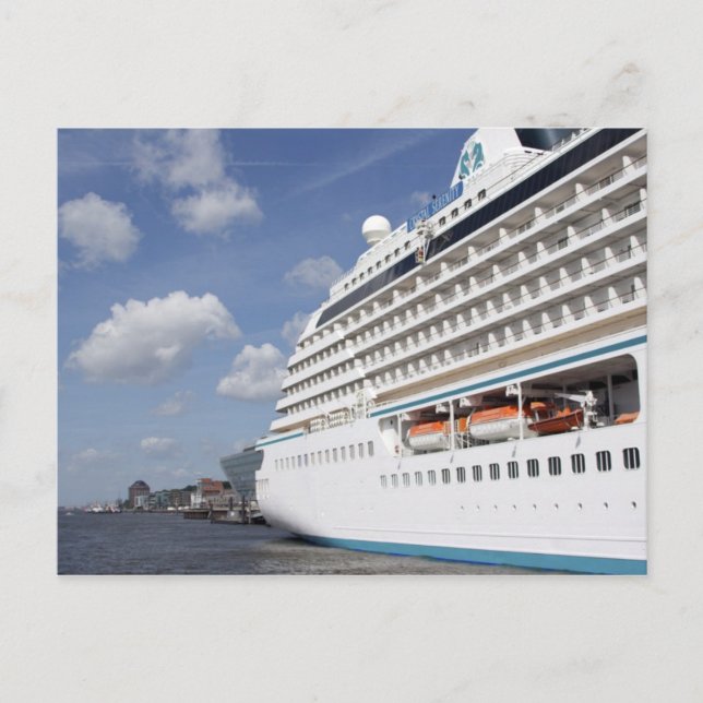 Carte postale bateau de croisière (Devant)