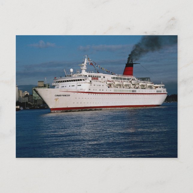 Carte Postale Bateau de croisière "Cunard Princess" (Devant)