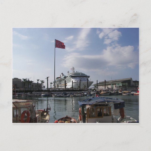 Carte Postale Bateau De Croisière Dans Le Port (Devant)