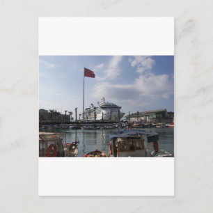 Carte Postale Bateau De Croisière Dans Le Port