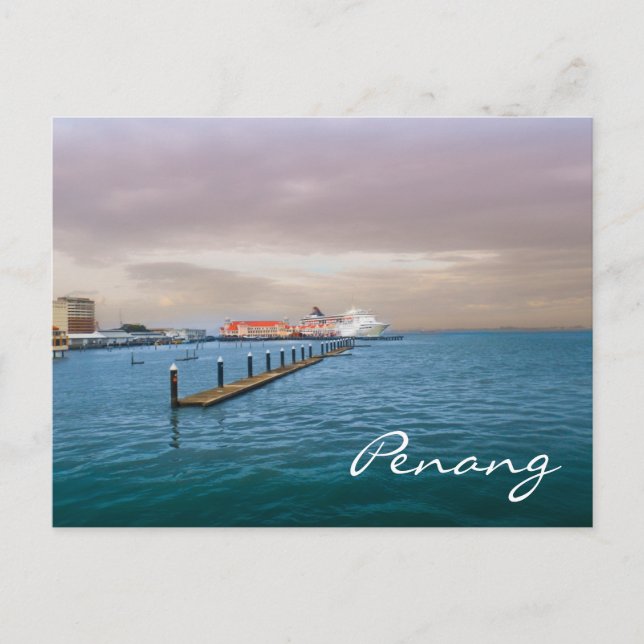 Carte Postale Bateau De Croisières À La Quai (Devant)