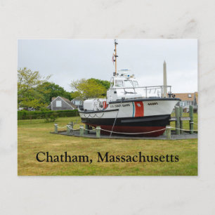 Carte Postale Bateau de garde côtière Chatham Massachusetts