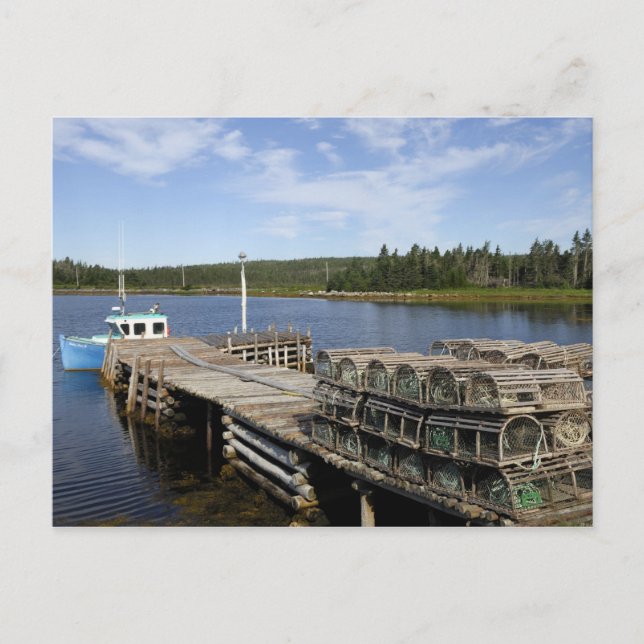 Carte Postale Bateau de homard, Mushaboom, Nouvelle-Écosse, Cana (Devant)