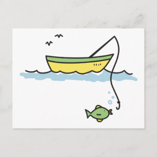 Carte Postale Bateau de pêche