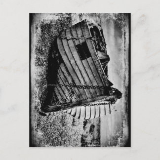 Carte Postale Bateau de pêche vintage.