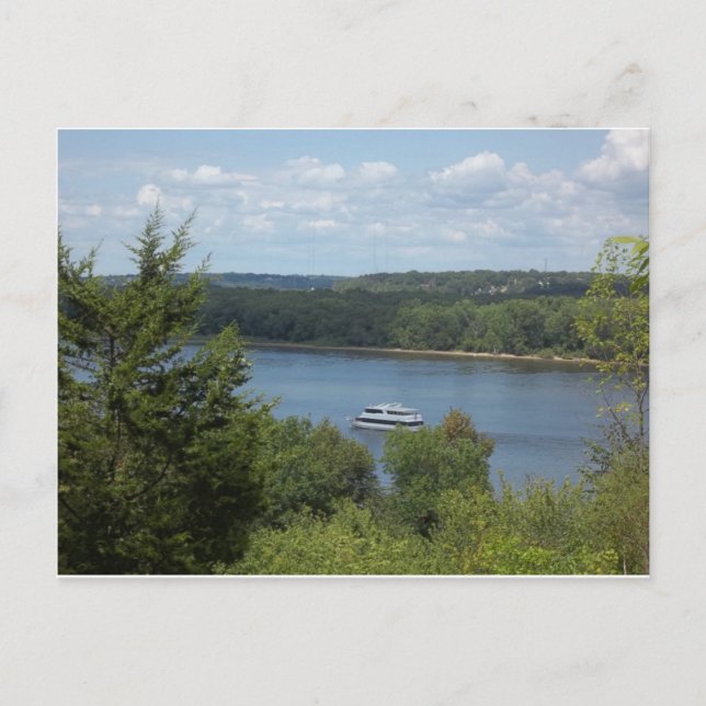 Carte Postale Bateau du fleuve Mississippi (Devant)