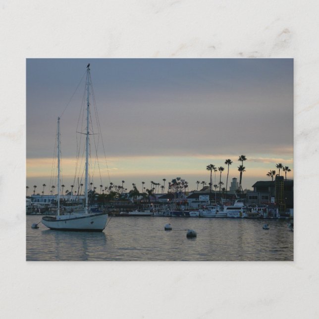 Carte postale Bateau Dusk (Devant)