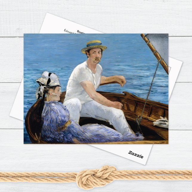 Carte Postale Bateau Edouard Manet Art (Créateur téléchargé)