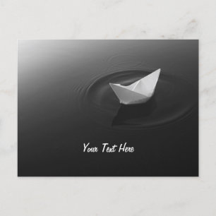 Carte Postale Bateau en papier Odyssey