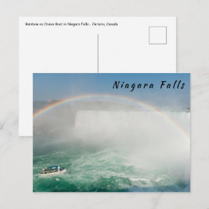 Carte Postale Bateau et chutes du Horseshoe Falls à Niagara Fall