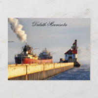 Bateau et phare James R. Barker, Minnesota