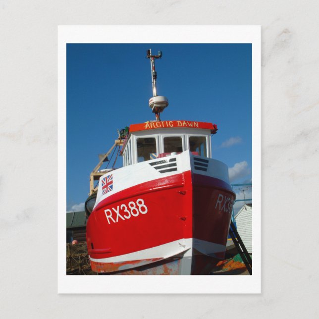 Carte Postale Bateau Felixstowe (Devant)