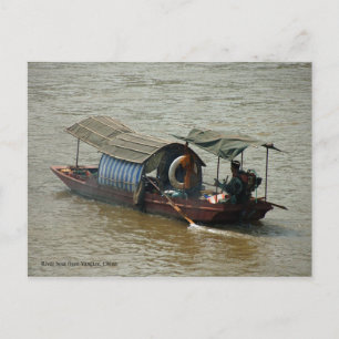 Carte Postale Bateau fluvial de Yangtze.