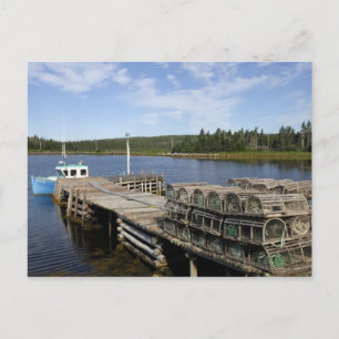 Carte Postale Bateau homardier, Mushaboom, Nouvelle-Écosse, Cana