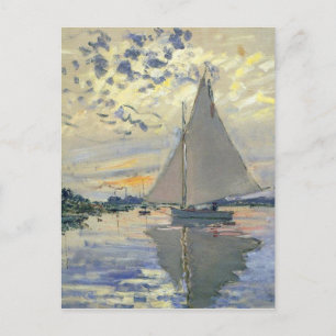 Carte Postale Bateau Monet Voile à Le-Petit-Gennevillie