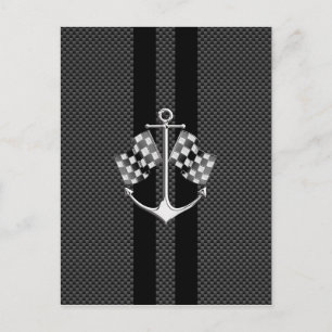 Carte Postale Bateau nautique en fibre de carbone