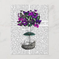 Bateau papillon 2 violet et vert