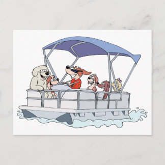 Carte Postale Bateau Pontoon