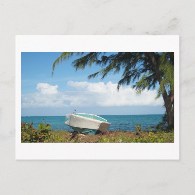 Carte Postale bateau terrestre (Devant)