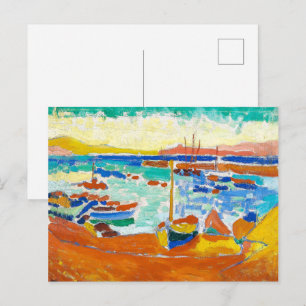 Carte Postale Bateaux à Collioure   André Derain  