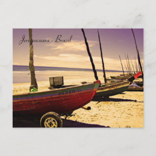 Carte Postale Bateaux à poissons - Jericoacoara, Brésil