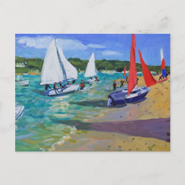 Carte Postale Bateaux à voile (Devant)