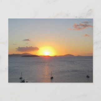 Carte Postale Bateaux à voile à St. John