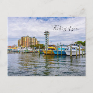 Carte Postale Bateaux Amarrés Destin Floride Port En Pensée De V