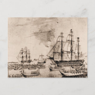 Carte Postale Bateaux américains du 19ème siècle