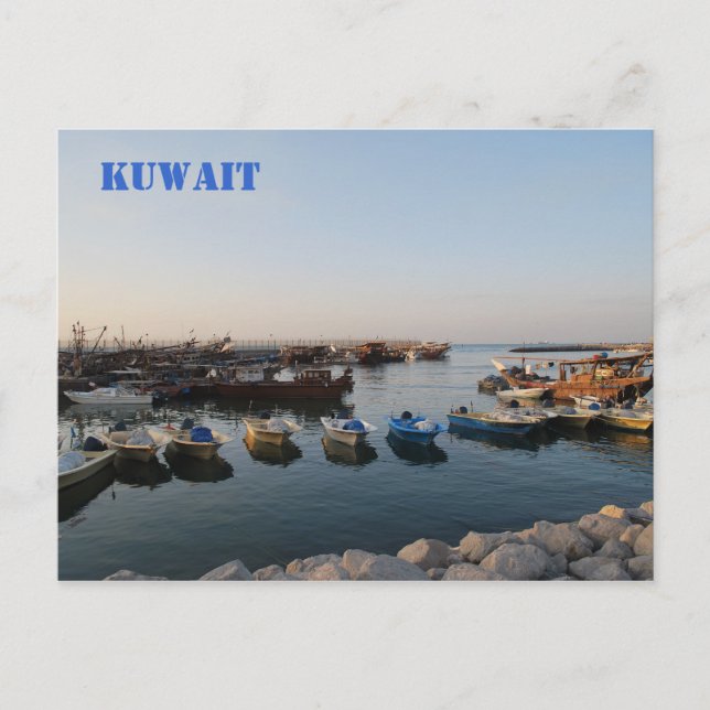 Carte Postale Bateaux anciens, Koweït (Devant)